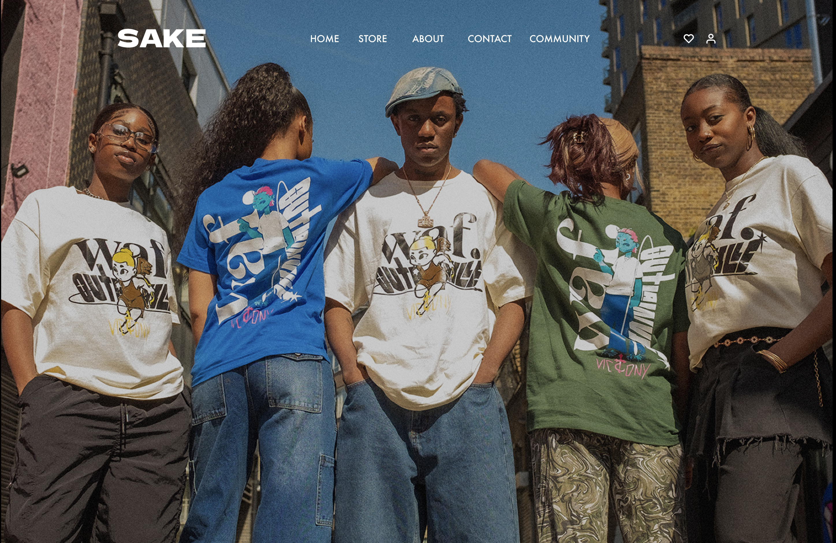 SAKE Clothing — Interface Design